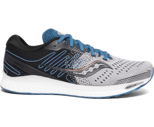 Tenis Saucony Freedom 3 Hombre Zapatillas Running Gris / Azules México MX-617-ES